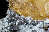 Calcite, Sphalerite, & Celestine (Celestite) Association - Elmwood Mine #89960-4